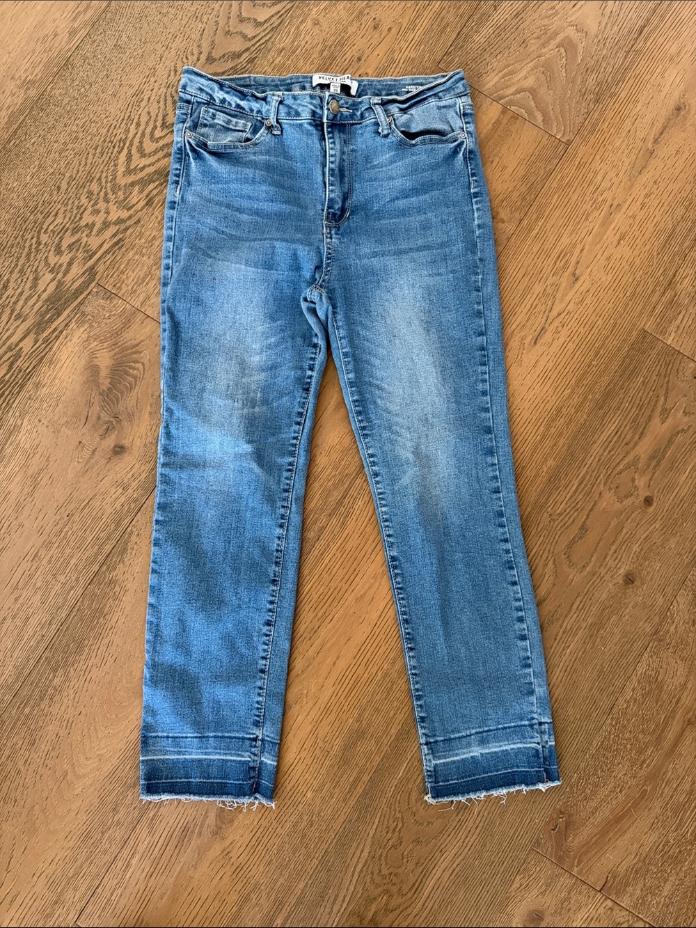 ⚡️Cropped Light Blue High-Rise Skinny Jeans